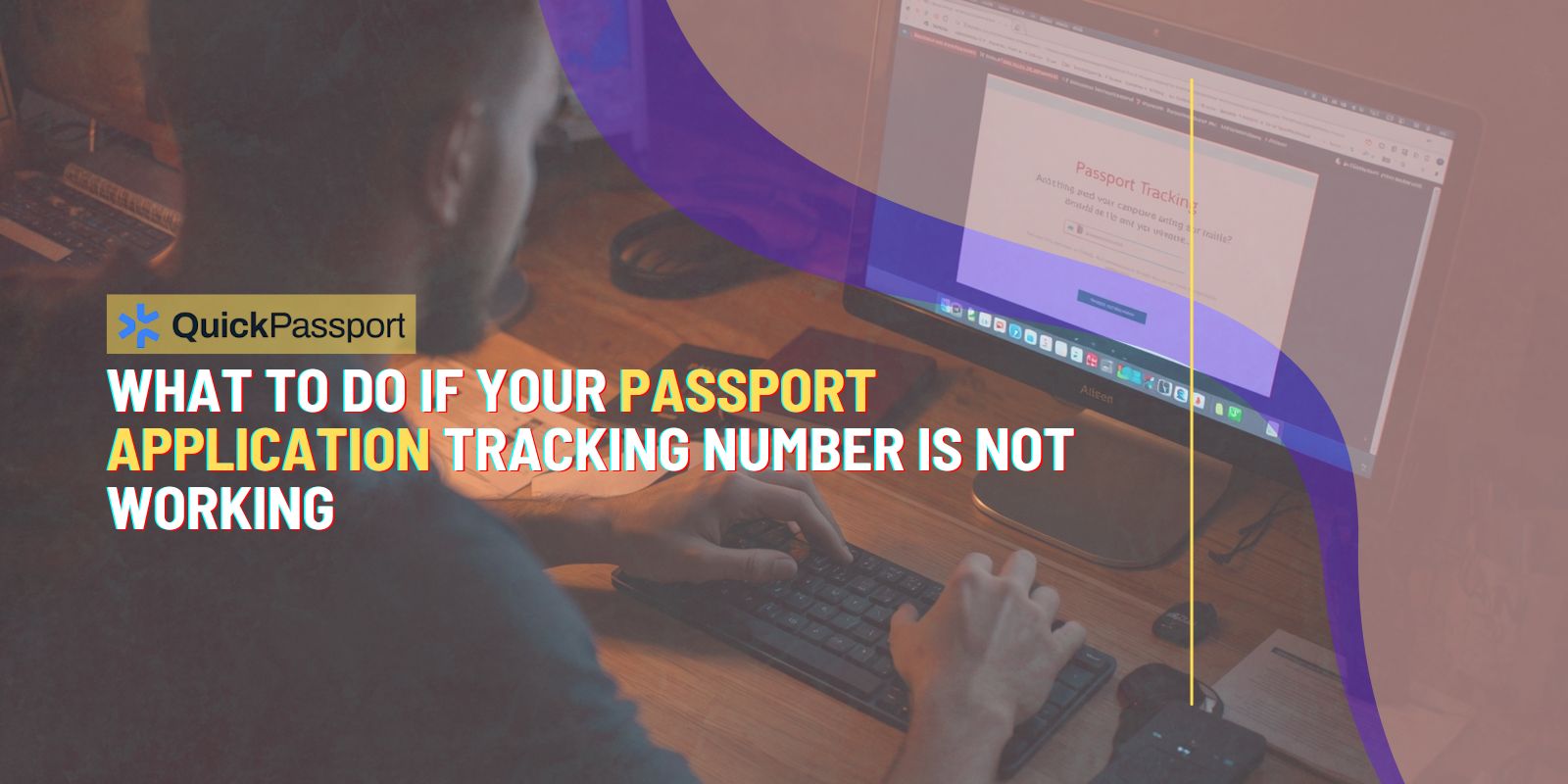 Passport Application Tracking Number