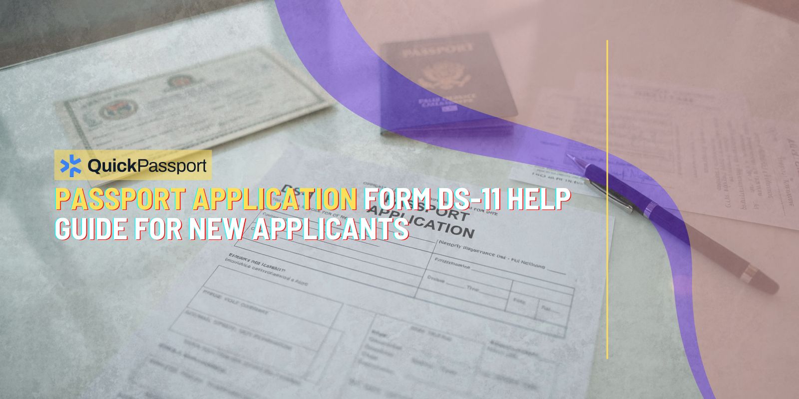 passport application form DS-11 help guide